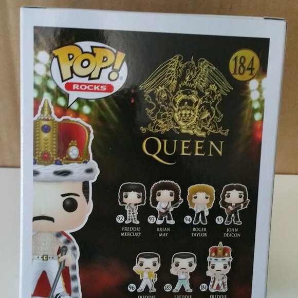 Funko Pop! Rocks: Freddie Mercury King #184 - Picture 8 of 16